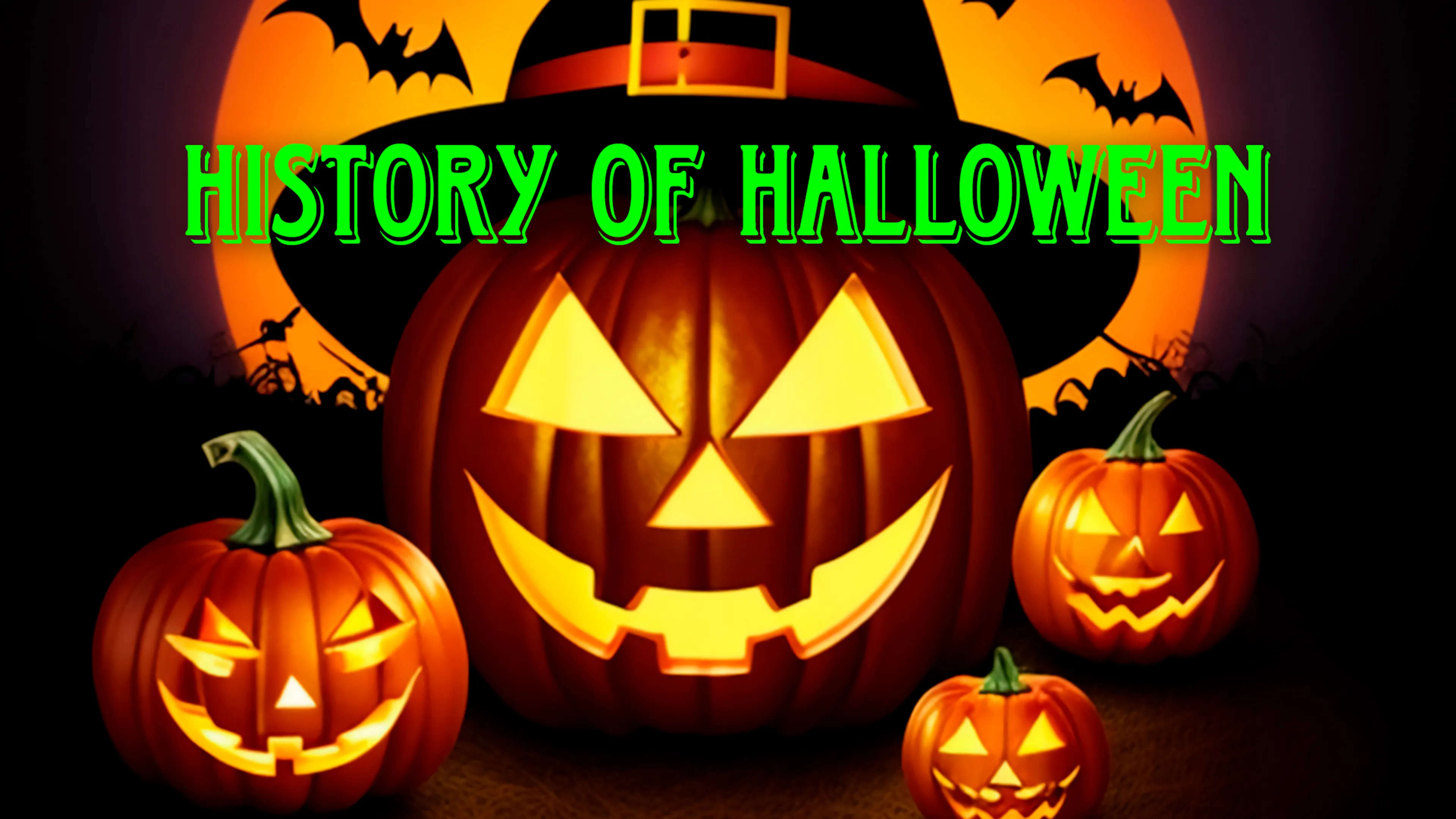 History of Halloween poster